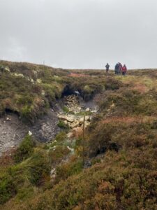 Damaged peatland