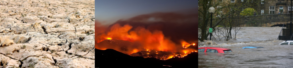 Drought, Flood and Fire